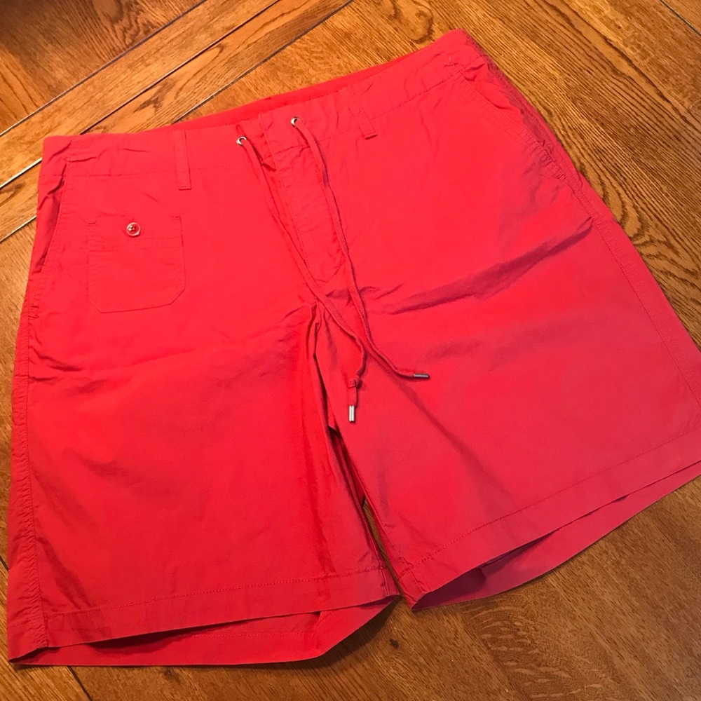Ralph Lauren Red Drawstring Shorts